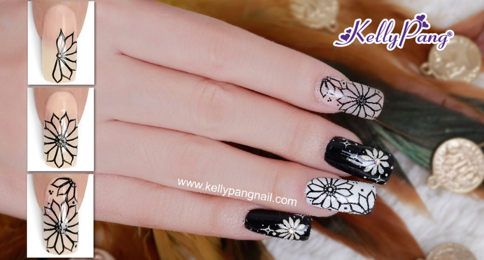 Cách Vẽ Mẫu Nail Hương Sắc Hoa Đêm