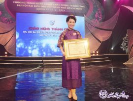 Cô Pang Mỹ Linh Được Trao Tặng Bằng Khen Phụ Nữ Tiêu Biểu TP.HCM, Nhiệm Kỳ 2016-2021