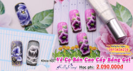 Nghệ thuật vẽ cọ bản cao cấp bằng Gel