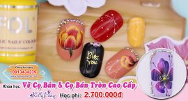 Nghệ thuật vẽ cọ bản và vẽ cọ bản tròn cao cấp
