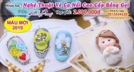 Nghệ thuật vẽ cọ nổi cao cấp bằng Gel