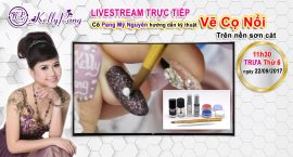 LIVESTREAM TRỰC TIẾP – cô Pang Mỹ Nguyên hướng dẫn kỹ thuật Vẽ Cọ Nổi