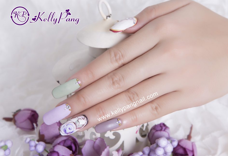 Cách vẽ mẫu nail Ngày Nắng Êm Đềm