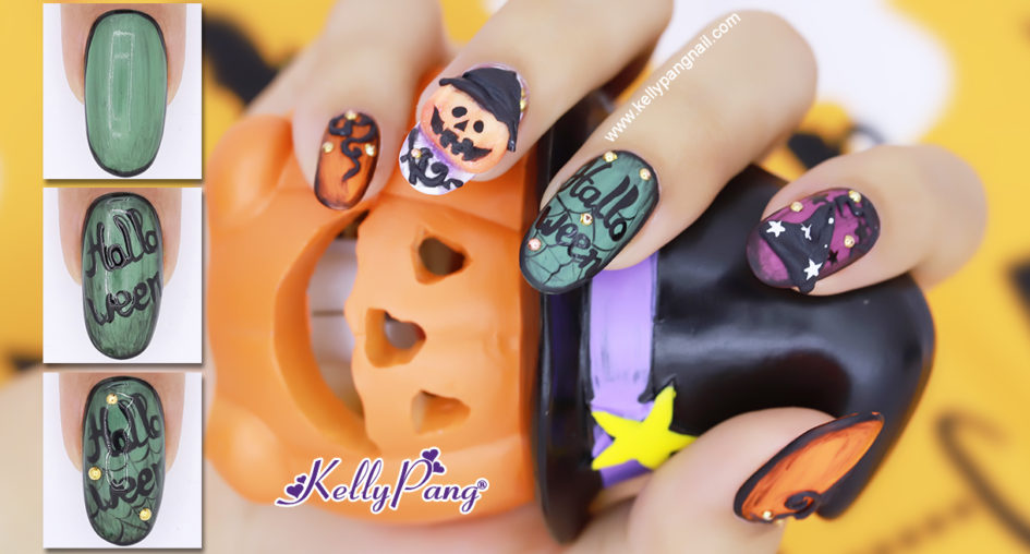 Cách vẽ mẫu nails chủ đề Halloween thật ấn tượng