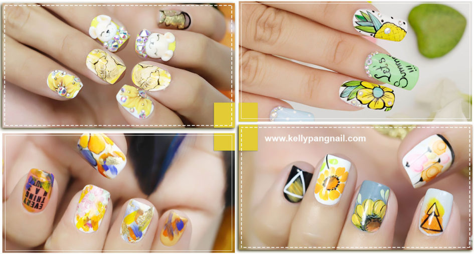 Click xem BST mẫu nail style vàng rực rỡ