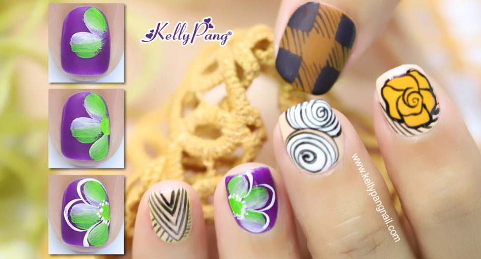 Click xem 6 bước vẽ mẫu nail hợp móng ngắn