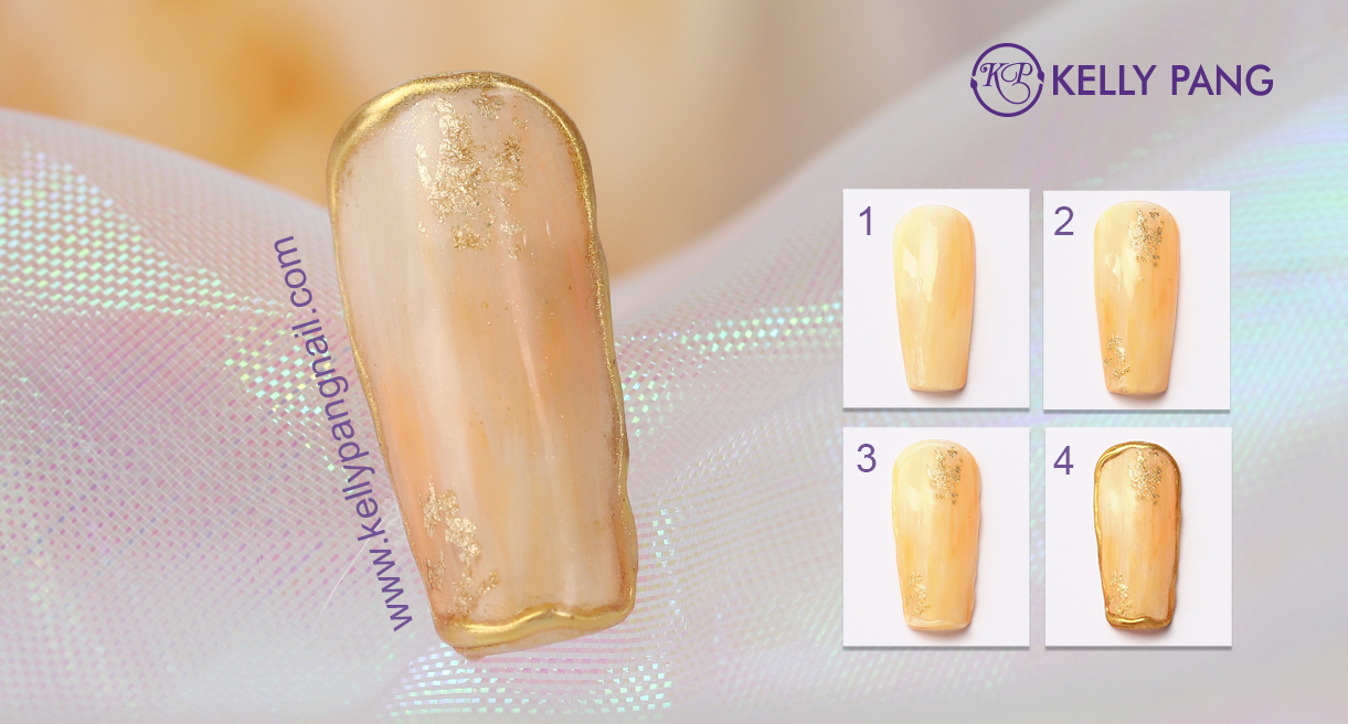mau nail gel loang