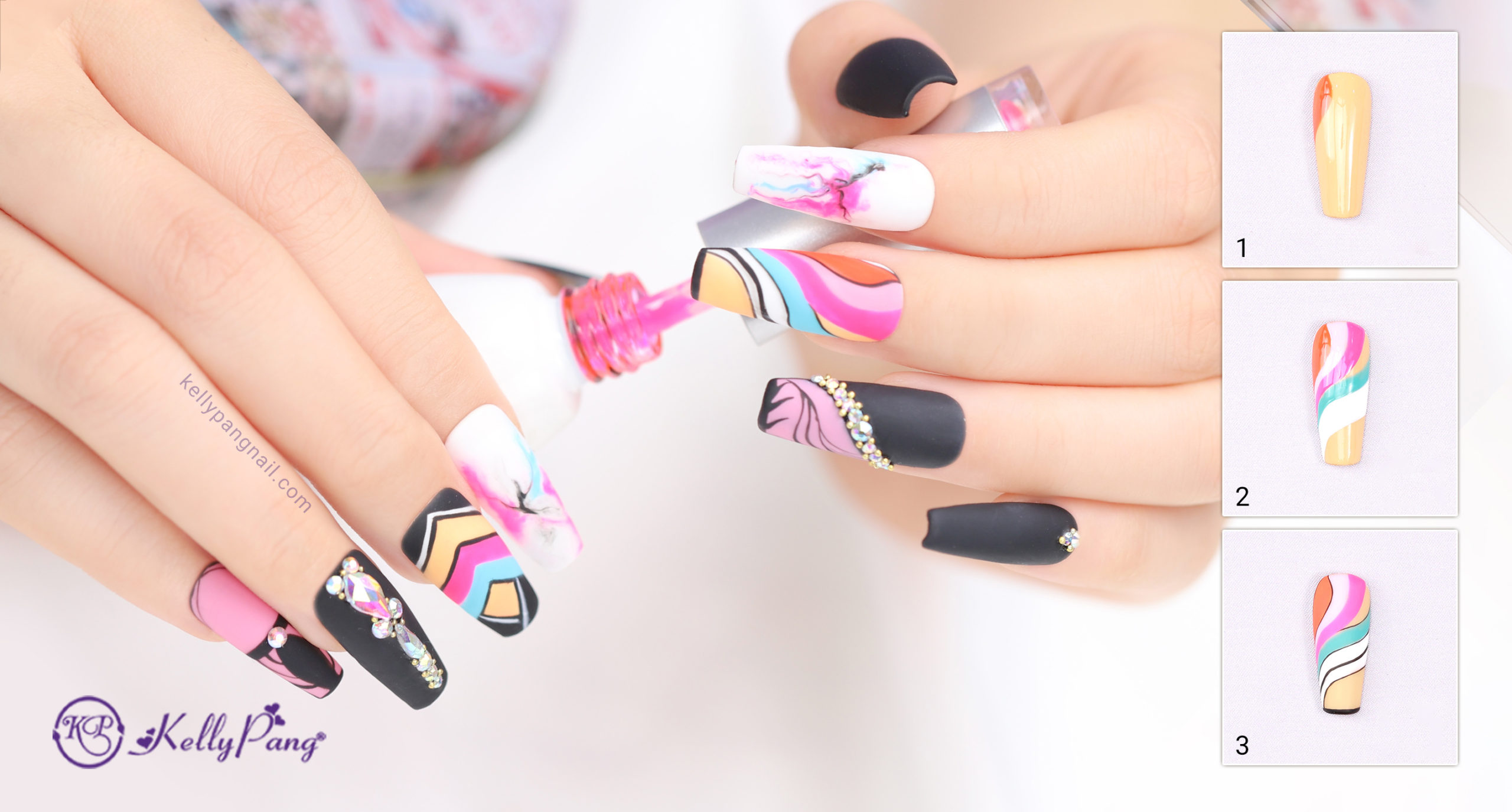 Nail ngũ sắc