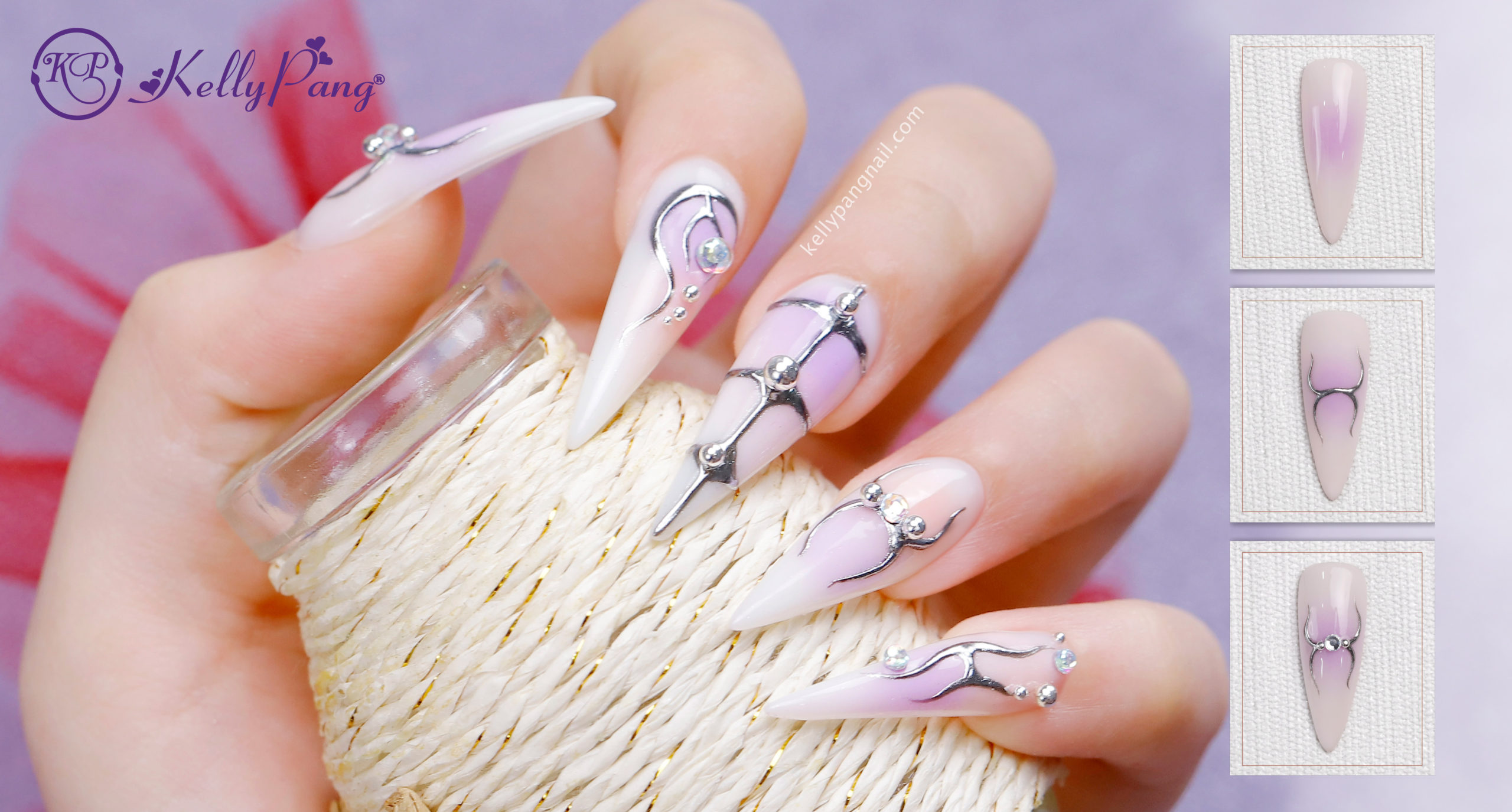 Nail tráng gương