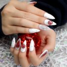 Cách Vẽ Nail Quả Châu Lấp Lánh