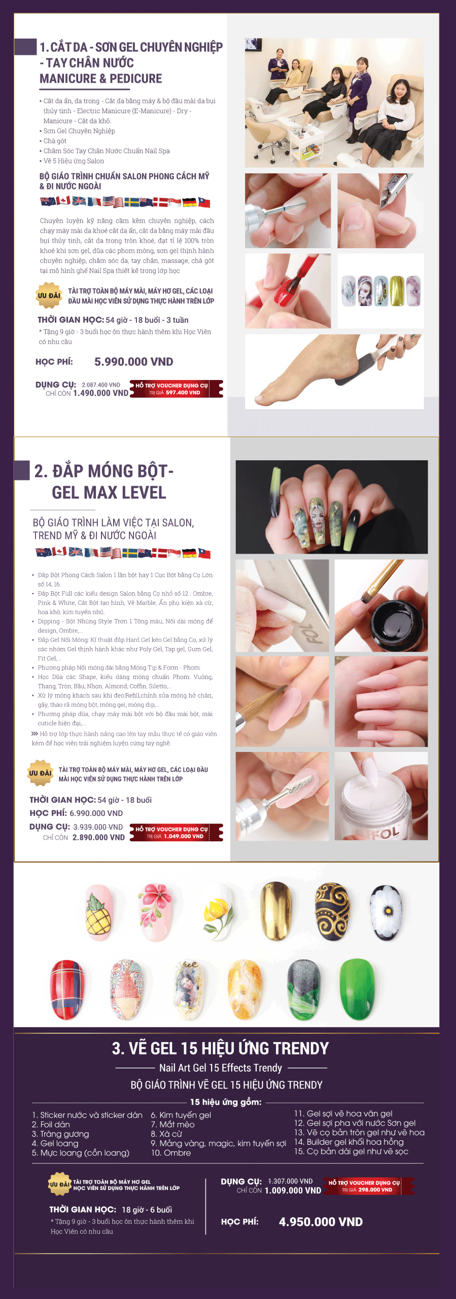 Nail cấp tốc cho người đi nước ngoài