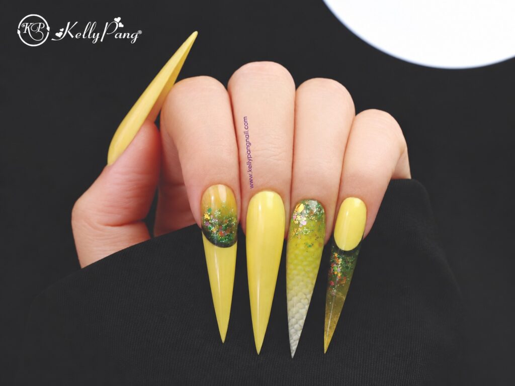 Đắp móng gel, Dual Form Đắp bột design nâng cao