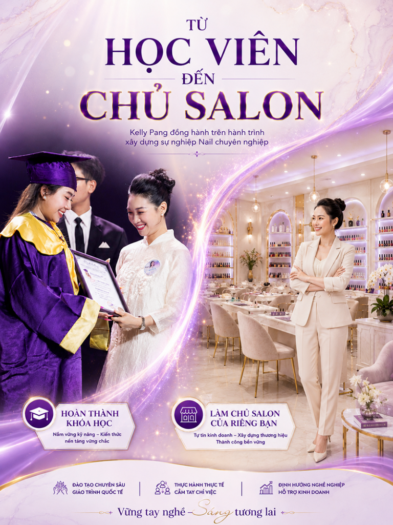 từ học viên đến chủ salon nail
