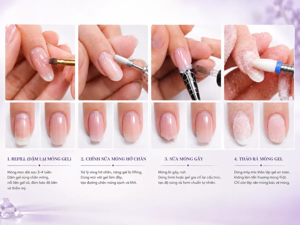 05Xử Lý Móng Khách Sau Khi Đeo