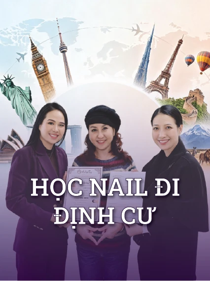 học nail đi định cư nước ngoài