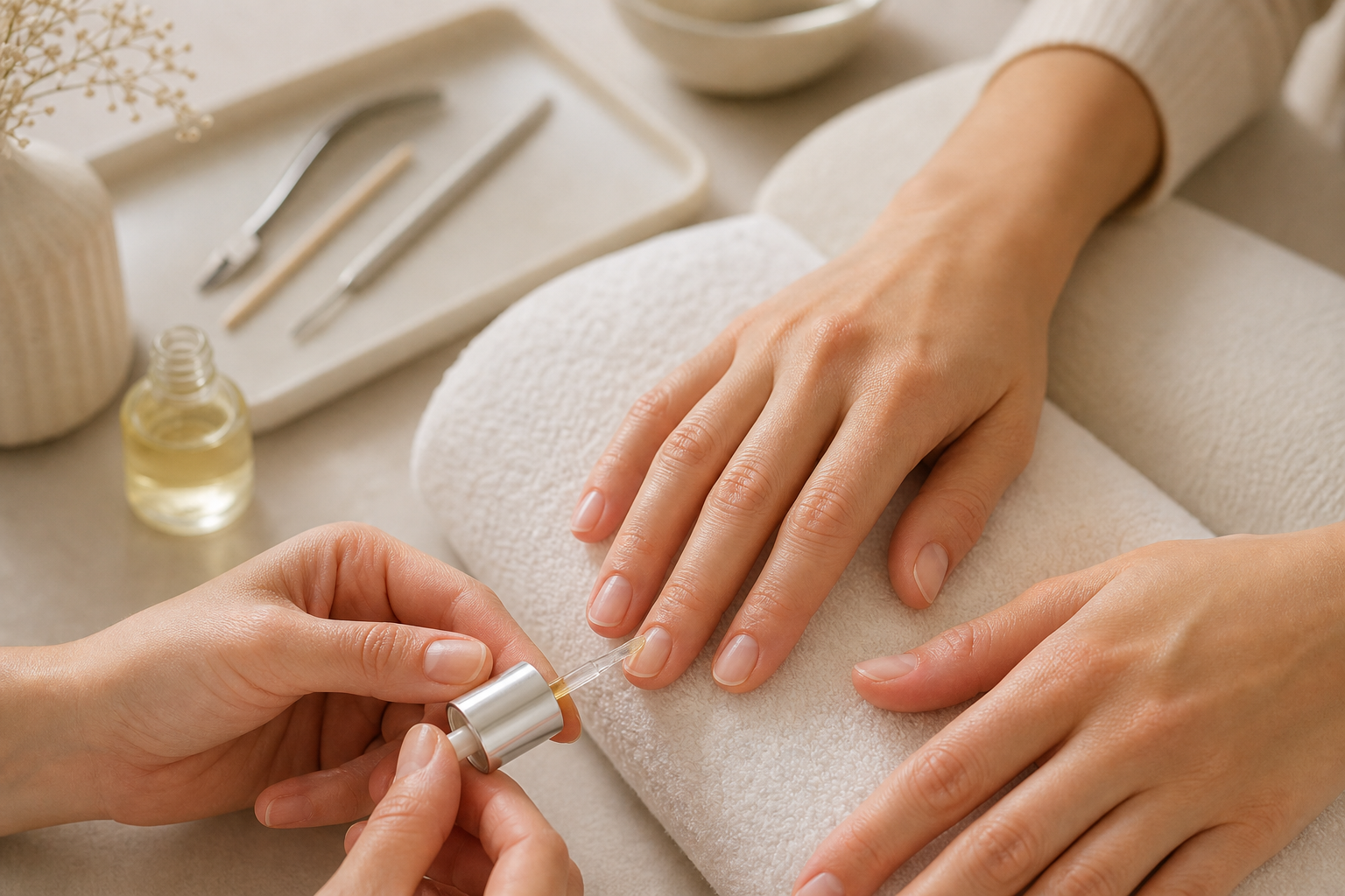 Chăm sóc móng nhẹ nhàng sau khi tháo gel để móng bớt khô và khỏe hơn